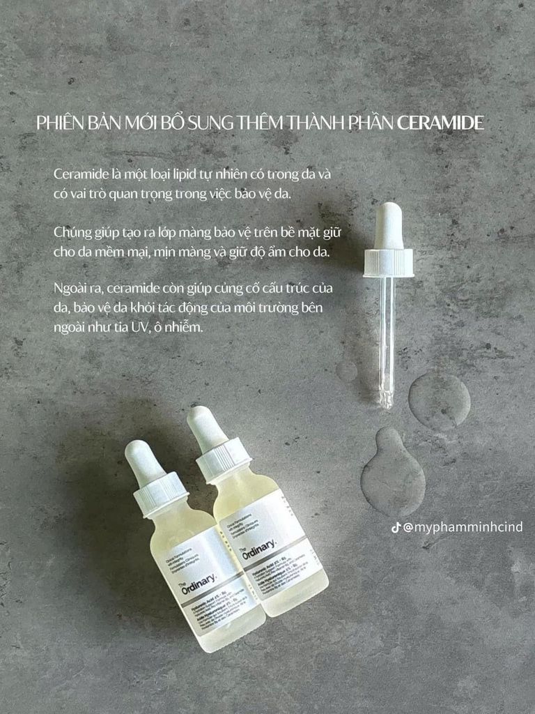 TINH CHẤT CẤP NƯỚC PHỤC HỒI DA THE ORDINARY HYALURONIC ACID 2% + B5 30ML