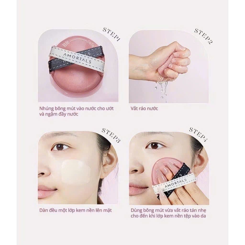 Set 3 Mút Trang Điểm AMORTALS
