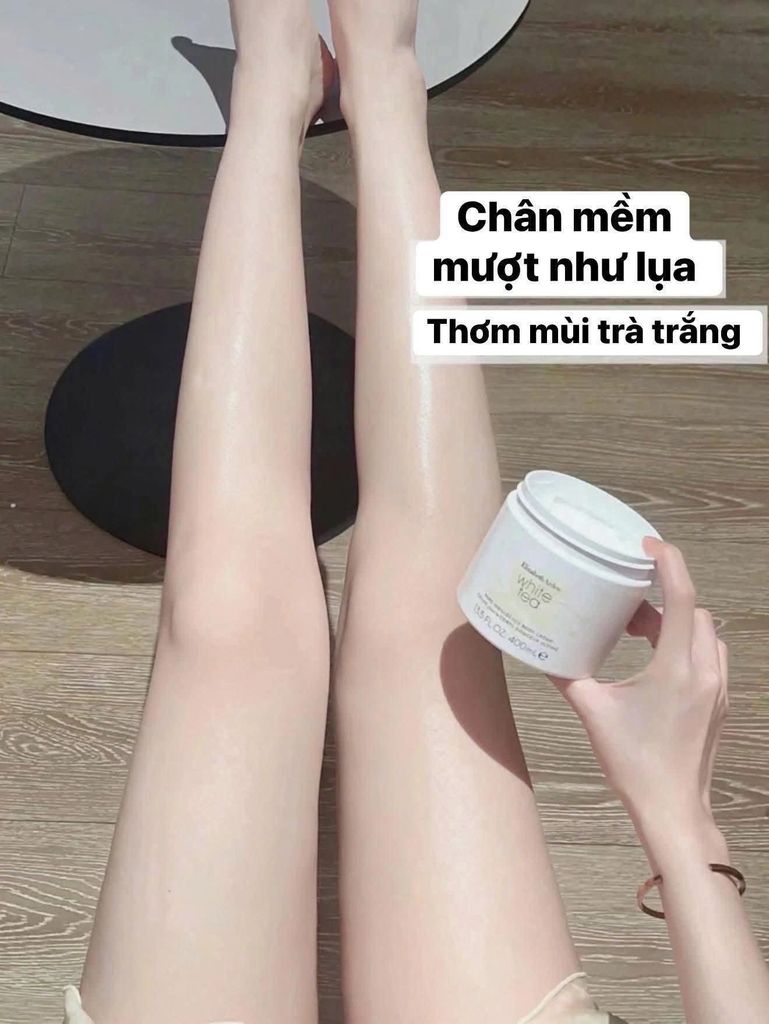 KEM DƯỠNG THỂ DƯỠNG TRẮNG DA ELIZABETH ARDEN WHITE TEA BODY CREAM HŨ 400ML