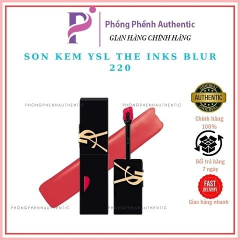 SON YSL THE INKS BLUR MÀU 220 - STRAWBERRY THRILL