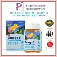 VIÊN BỔ SUNG OMEGA 3 CHO BÉ NATURALIZE DẠNG KẸO DẺO