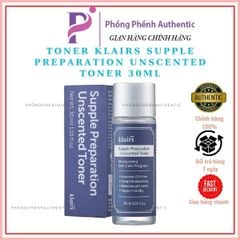 TONER KLAIRS SUPPLE PREPARATION UNSCENTED TONER 30ML