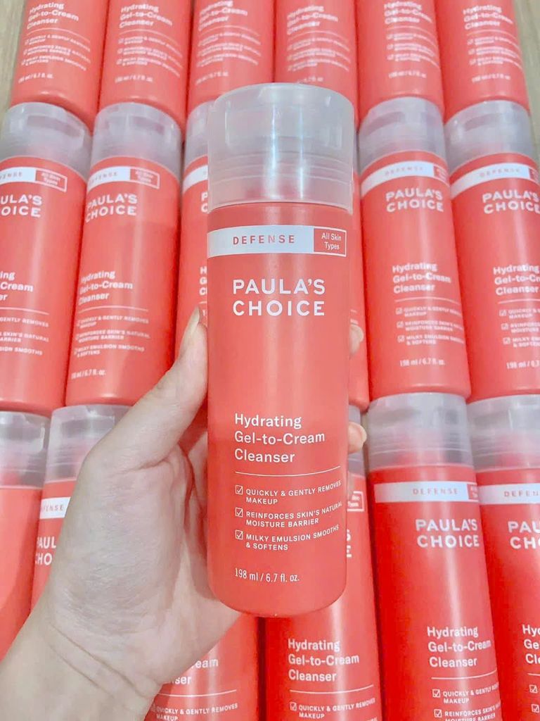 SỮA RỬA MẶT PAULA'S CHOICE DEFENSE HYDRATING GEL-TO-CREAM CLEANSER 198ML