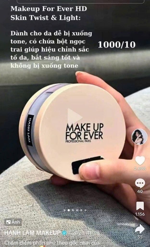 PHẤN PHỦ BỘT MAKE UP FOR EVER HD SKIN TWIST & LIGHT TONE 02