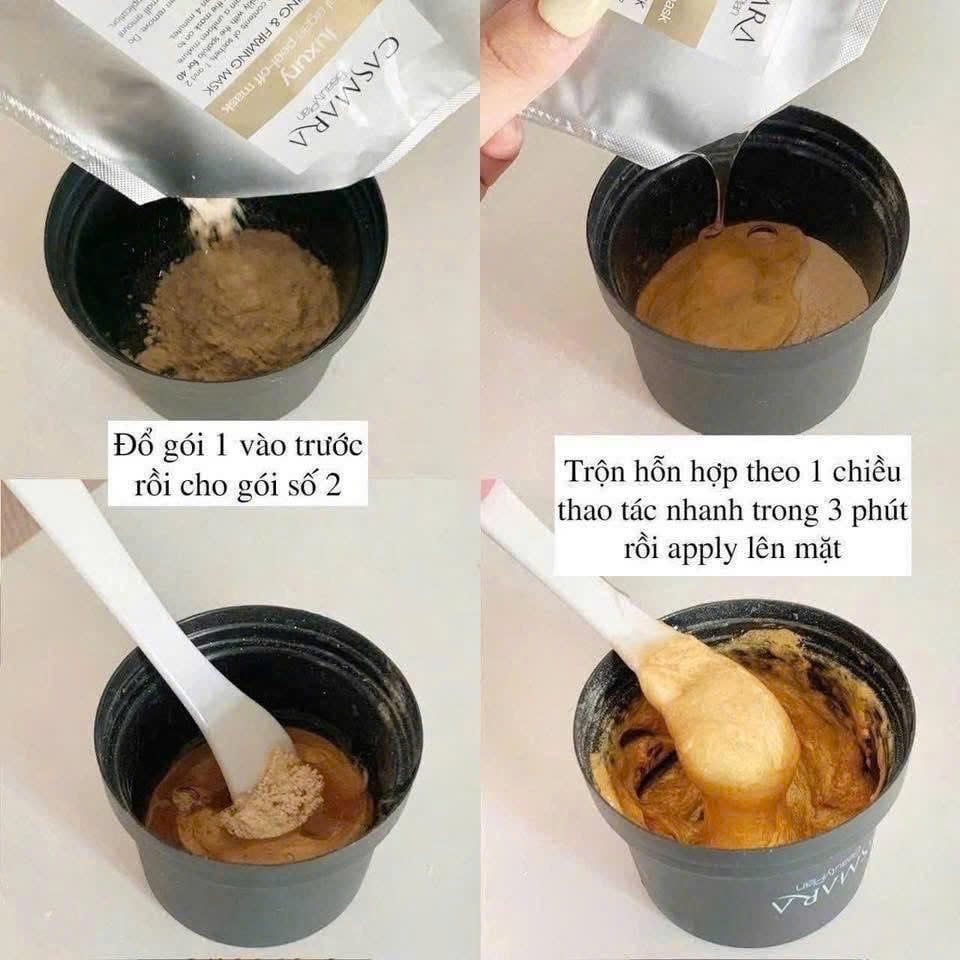 MẶT NẠ VÀNG 24K CASMARA LUXURY ALGAE PEEL-OFF MASK