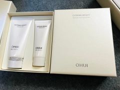 SET SỮA RỬA MẶT OHUI DƯỠNG TRẮNG 160ml + 1 tuýp 100ml