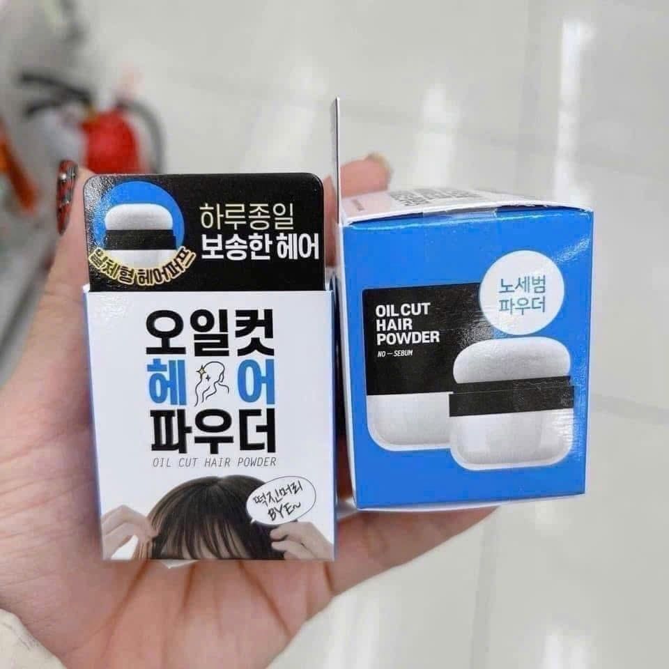 PHẤN PHỦ KIỀM DẦU CHỐNG BẾT DÍNH TÓC HÀN QUỐC OIL CUT HAIR POWDER 5gr