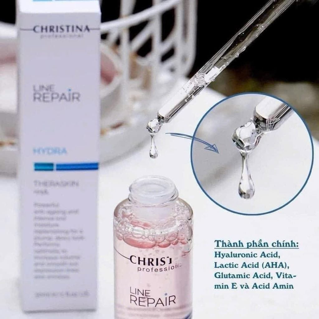 SERUM CẤP NƯỚC TRẺ HOÁ DA CHRISTINA LINE REPAIR THERASKIN + HA CONCENTRATE