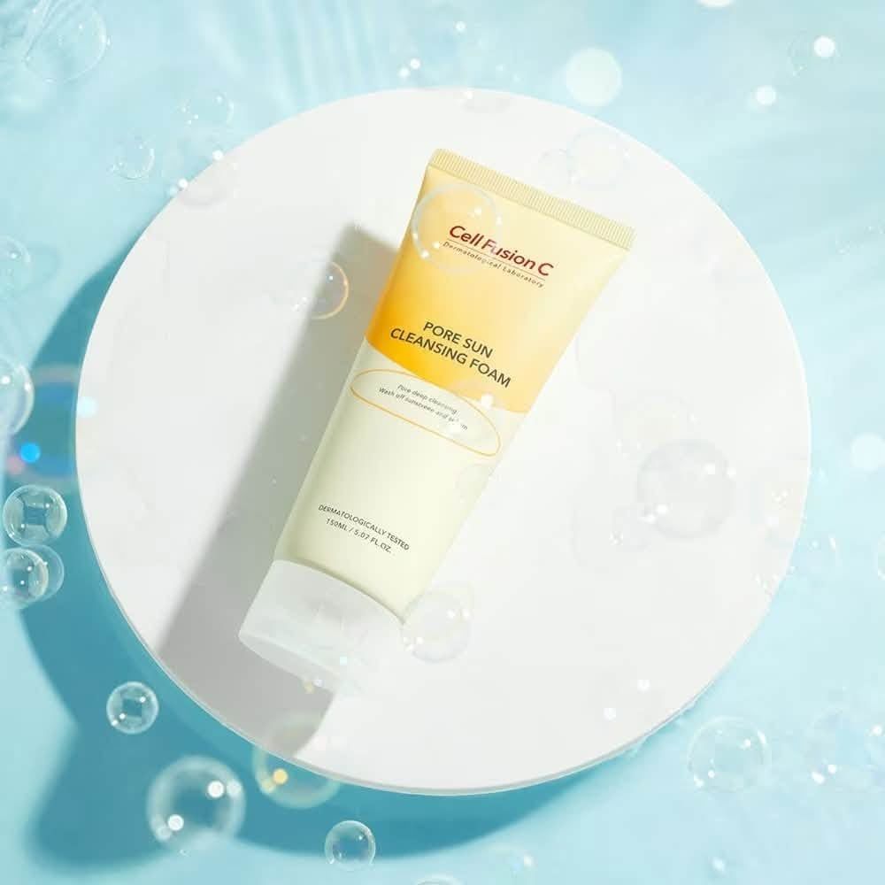 Sữa Rửa Mặt Dưỡng Sáng Cell Fusion C Pore Sun 150ML 01/29
