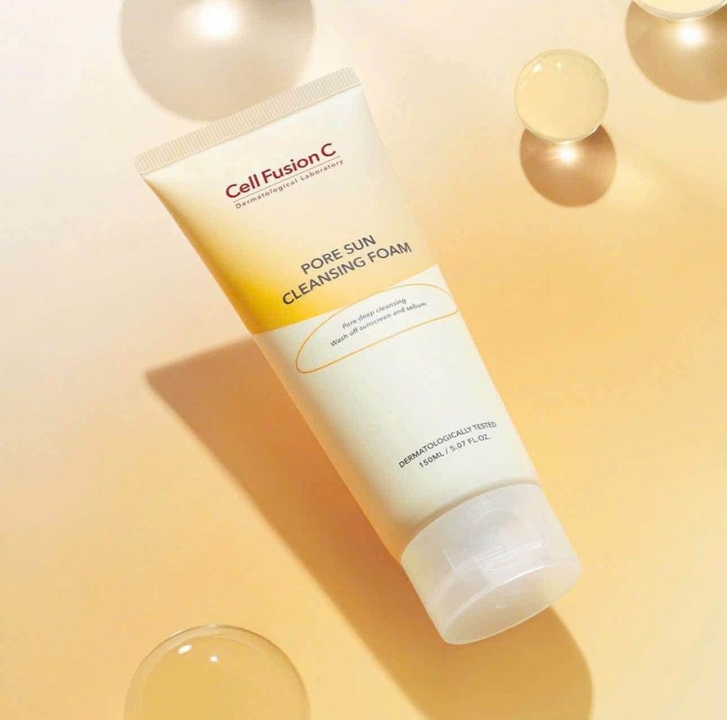 Sữa Rửa Mặt Dưỡng Sáng Cell Fusion C Pore Sun 150ML 01/29