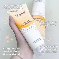 Sữa Rửa Mặt Dưỡng Sáng Cell Fusion C Pore Sun 150ML 01/29
