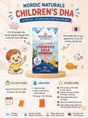 Nordic Naturals Zero Sugar Children's DHA Gummy Chews Hộp 30v