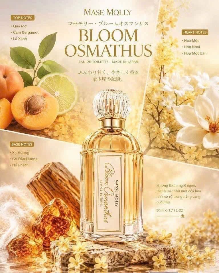 NƯỚC HOA MASSE MOLLY BLOOM OSMANTHUS EDT 50ML