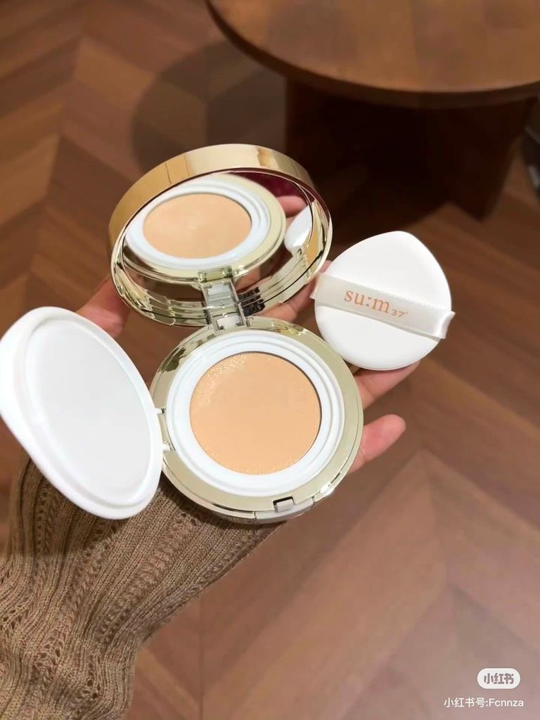 LÕI CUSHION SU:M 37 WATER FULL MESH CUSHION GLOW CHO DA DẦU, HỖN HỢP