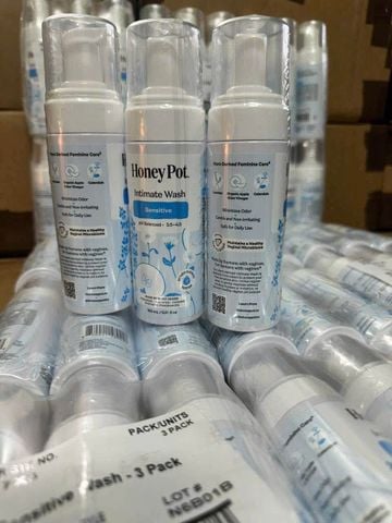 DUNG DỊCH VỆ SINH PHỤ NỮ TẠO BỌT HONEY POT SENSITIVE 163ML