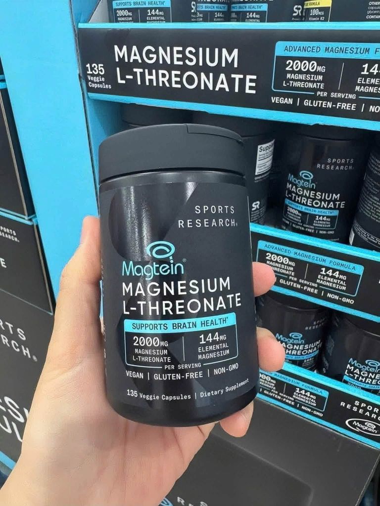 Viên Uống Magnesium L-Threonate Sports Research 135v