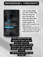 Viên Uống Magnesium L-Threonate Sports Research 135v