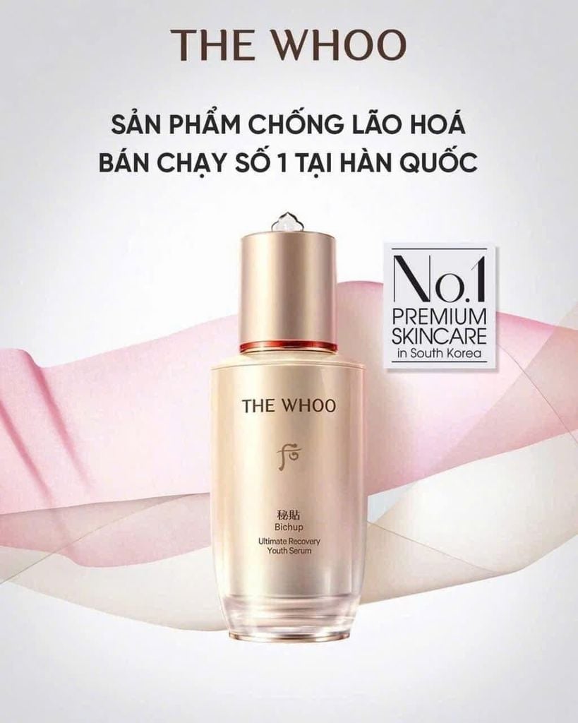 SET DƯỠNG WHOO BICHUP ULTIMATE RECOVERY YOUTH SERUM SPECIAL 6 MÓN
