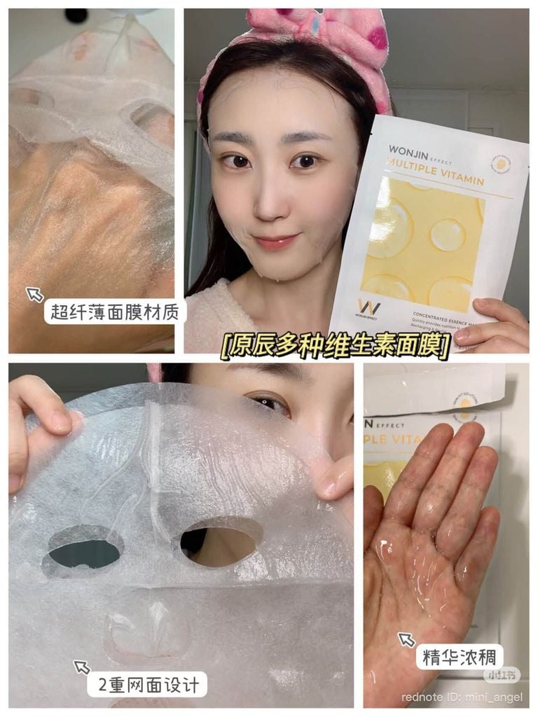 MẶT NẠ WONJIN EFFECT FLASH GLOW - SKIN OASIS HỘP 14M