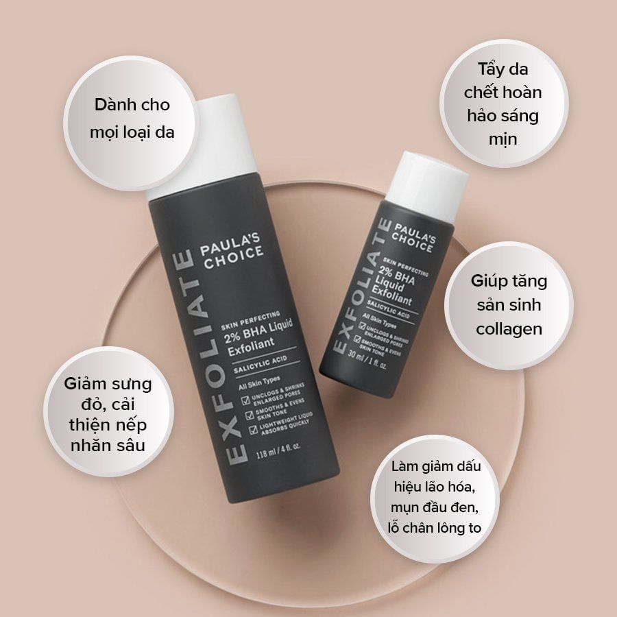 TONER PAULA'S CHOICE BHA 2% LIQUID EXFOLIANT CHAI 118ML