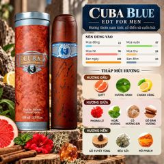 Nước hoa Nam Cuba Gold - Cuba Magnum Eau de Toilette Spray 35ml - 100ml - 130ml - PHỒNG PHỀNH