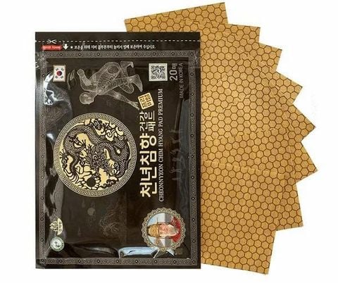 CAO DÁN HỒNG SÂM CHEONNYEON RED GINGSENG PAD PREMIUM -  TÚI 20M