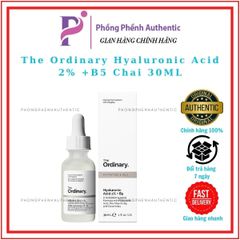 TINH CHẤT CẤP NƯỚC PHỤC HỒI DA THE ORDINARY HYALURONIC ACID 2% + B5 30ML