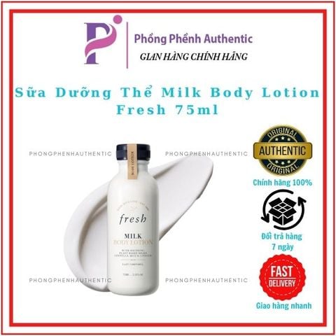 Sữa Dưỡng Thể Milk Body Lotion Fresh 75ml