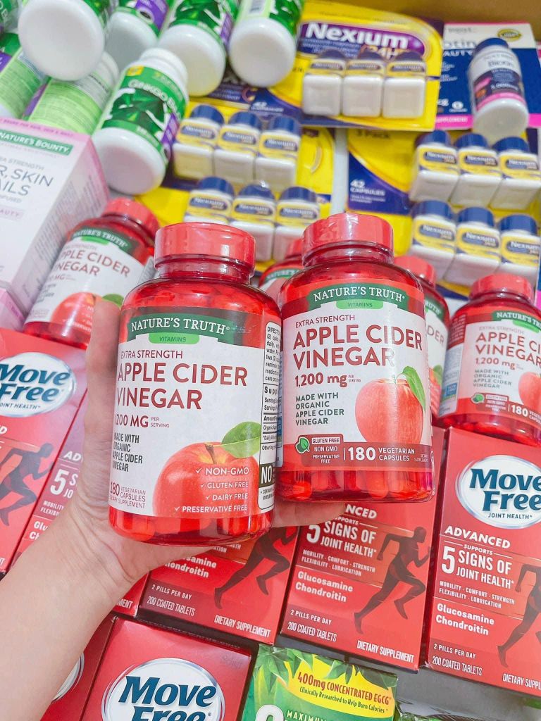 VIÊN UỐNG GIẤM TÁO NATURE'S TRUTH APPLE CIDER VINEGAR