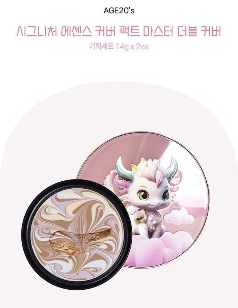SET CUSHION AGE'S 20 SPF 50+ PA++++ DRAGON LIMITED EDITION
