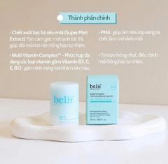 DƯỠNG MÔI BELIF SUPER KNIGHTS MINT PLUMPING LIPCERIN 15ML