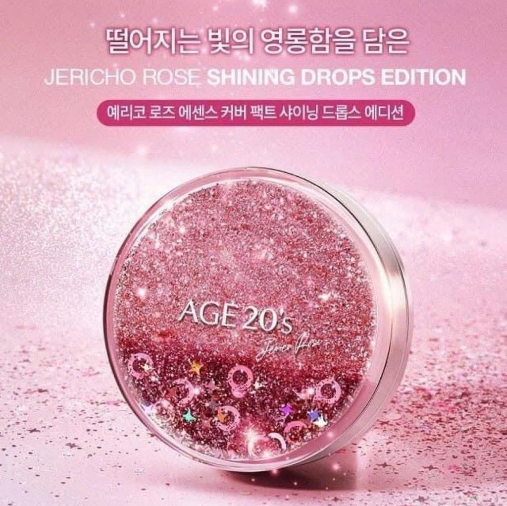 AGE 20's Shining Drop Edition Jericho Rose Essence Pink Pact Pink Latte No.21