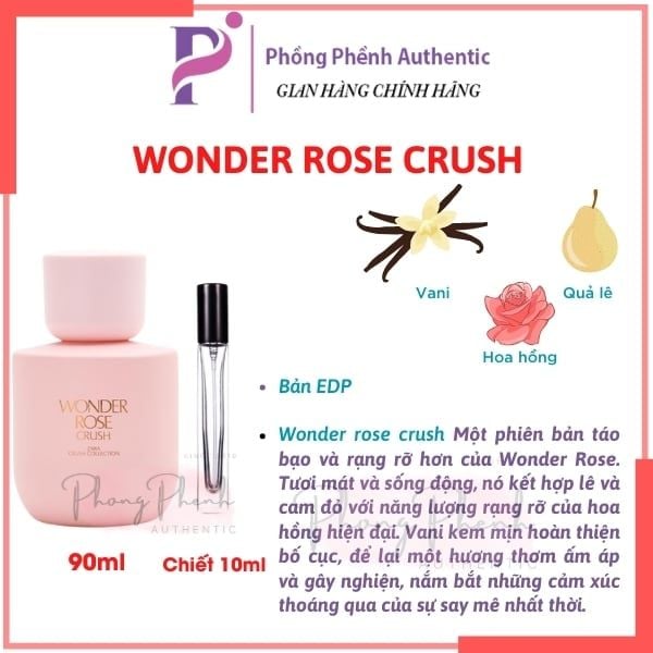 NƯỚC HOA NỮ ZARA CÁC MÙI BIG SIZE 90ML - 150ML