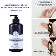 Bộ dầu gội, dầu xả Dr.SEED Evening Musk 500ml Hàn Quốc