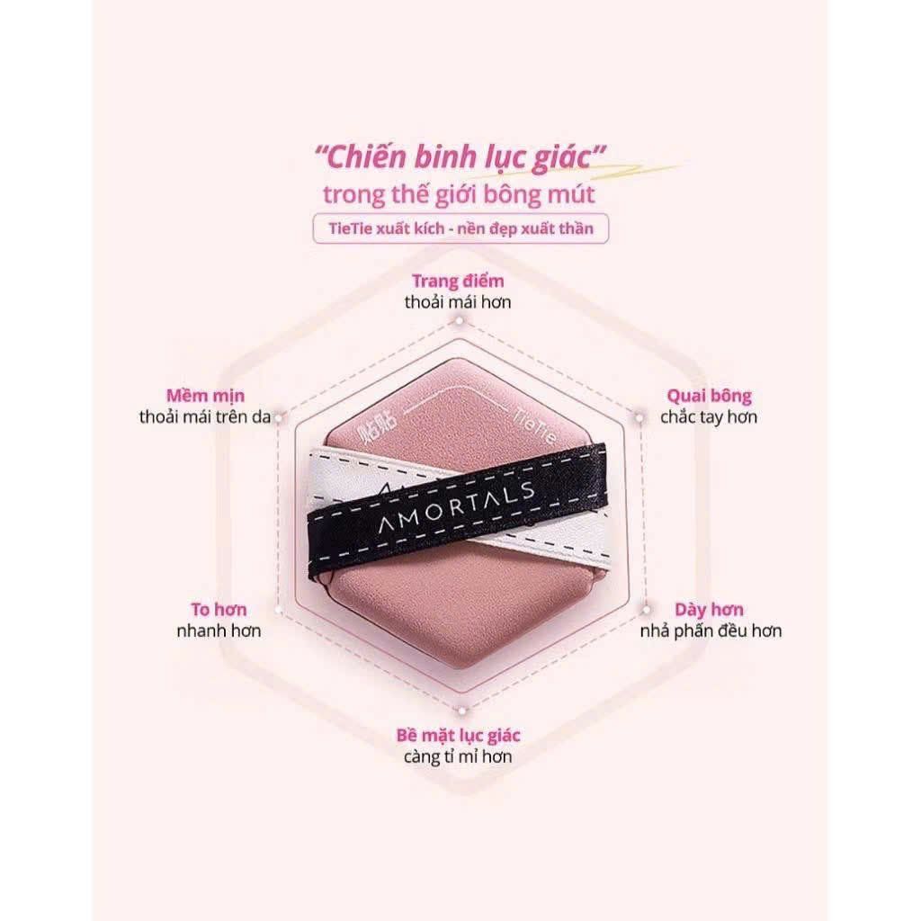 Set 3 Mút Trang Điểm AMORTALS