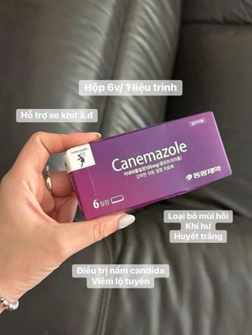 VIÊN ĐẶT PHỤ KHOA CANEMAZOLE HÀN QUỐC