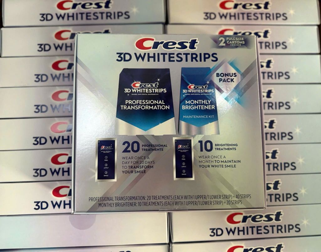 MIẾNG DÁN TRẮNG RĂNG CREST 3D WHITESTRIPS