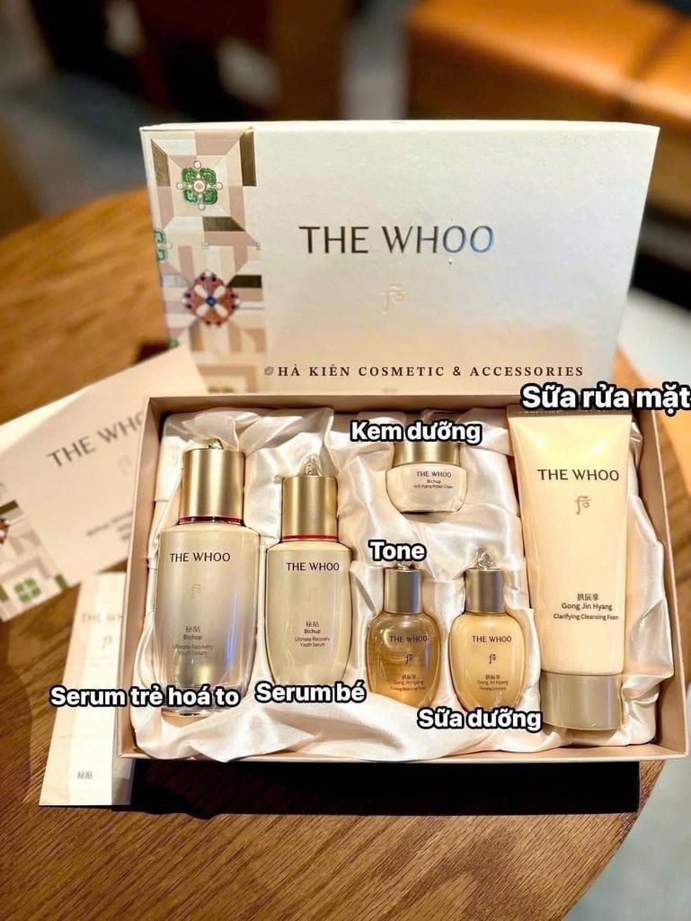 SET DƯỠNG WHOO BICHUP ULTIMATE RECOVERY YOUTH SERUM SPECIAL 6 MÓN