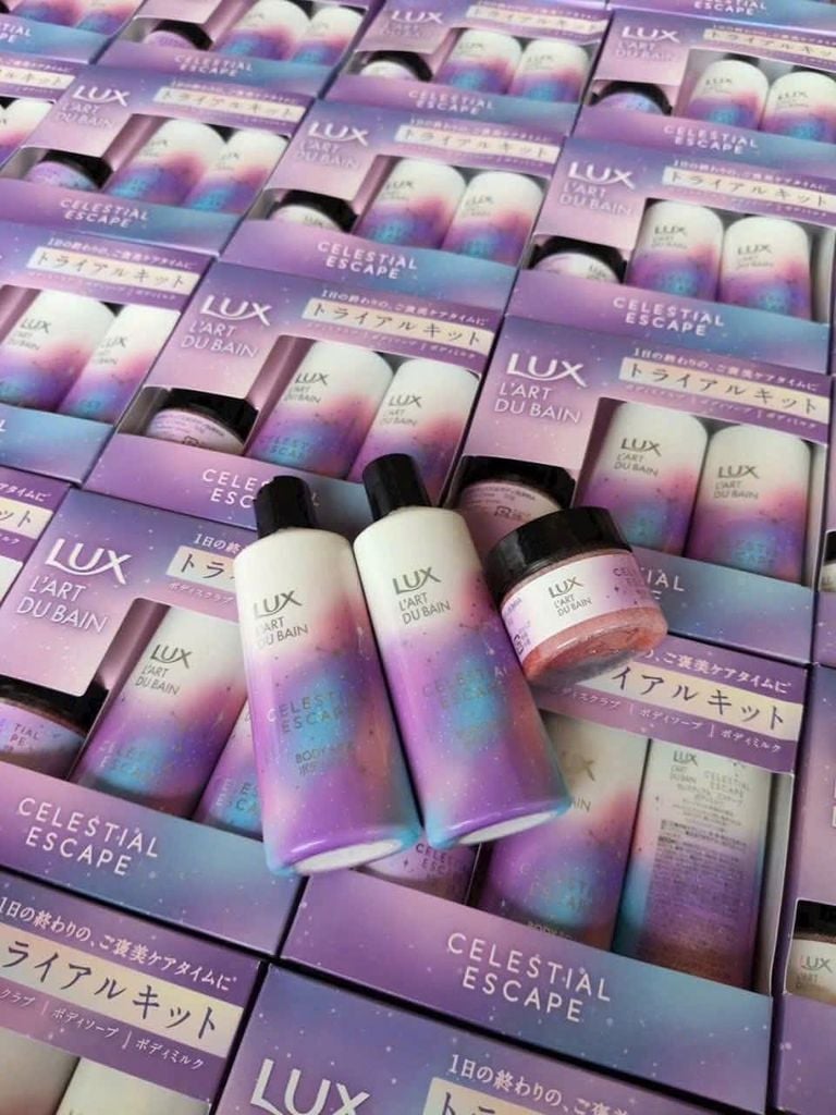 SET SỮA TẮM LUX L'ART DU BAIN CELESTIAL ESCAPE 3 MÓN