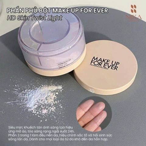 PHẤN PHỦ BỘT MAKE UP FOR EVER HD SKIN TWIST & LIGHT TONE 02