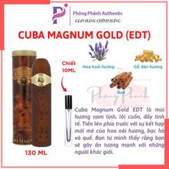Nước hoa Nam Cuba Gold - Cuba Magnum Eau de Toilette Spray 35ml - 100ml - 130ml - PHỒNG PHỀNH