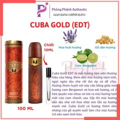 Nước hoa Nam Cuba Gold - Cuba Magnum Eau de Toilette Spray 35ml - 100ml - 130ml - PHỒNG PHỀNH