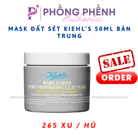 MẶT NẠ ĐẤT SÉT KIEHL'S 50ML BẢN TRUNG - CHỮ TRUNG