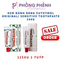 KEM ĐÁNH RĂNG EUTHYMOL ORIGINAL/SENSIVTIVE TOOTHPASTE 106G