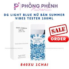 DG Light Blue Nữ bản Summer Vibes tester 100ml