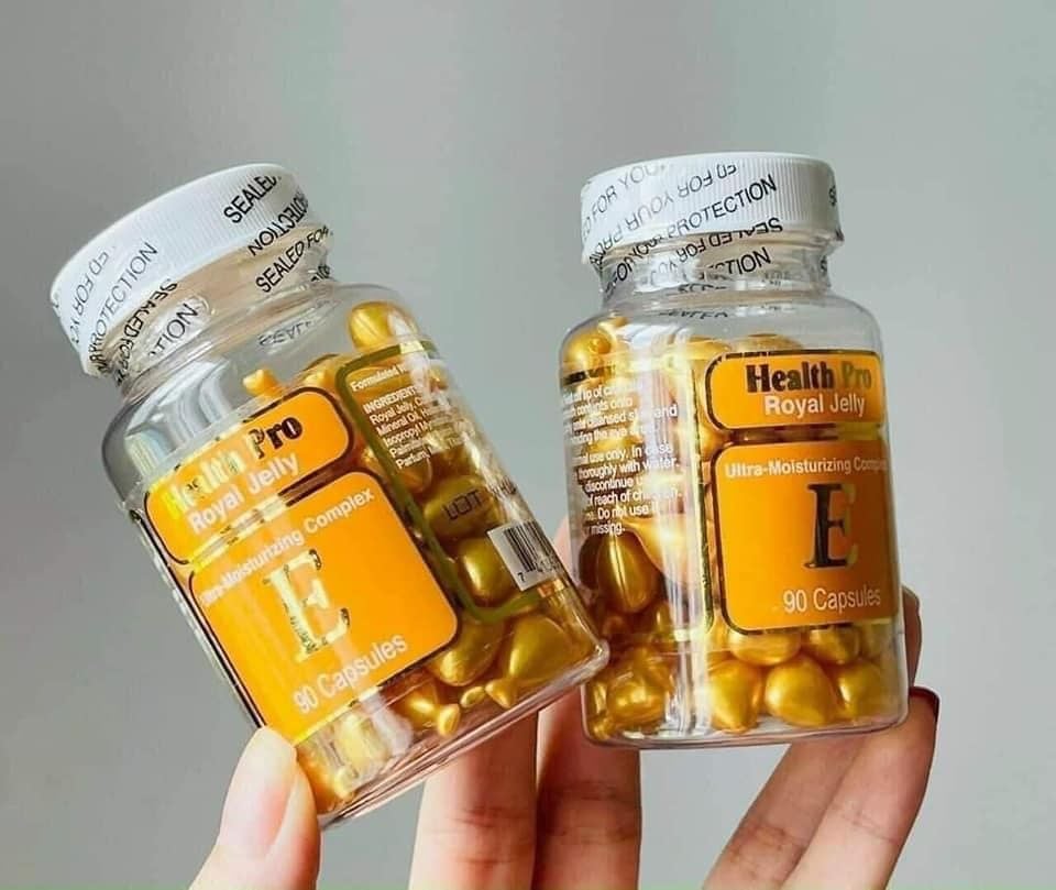 VIÊN NANG DƯỠNG DA Health Pro Royal Jelly Vitamin E 90 viên