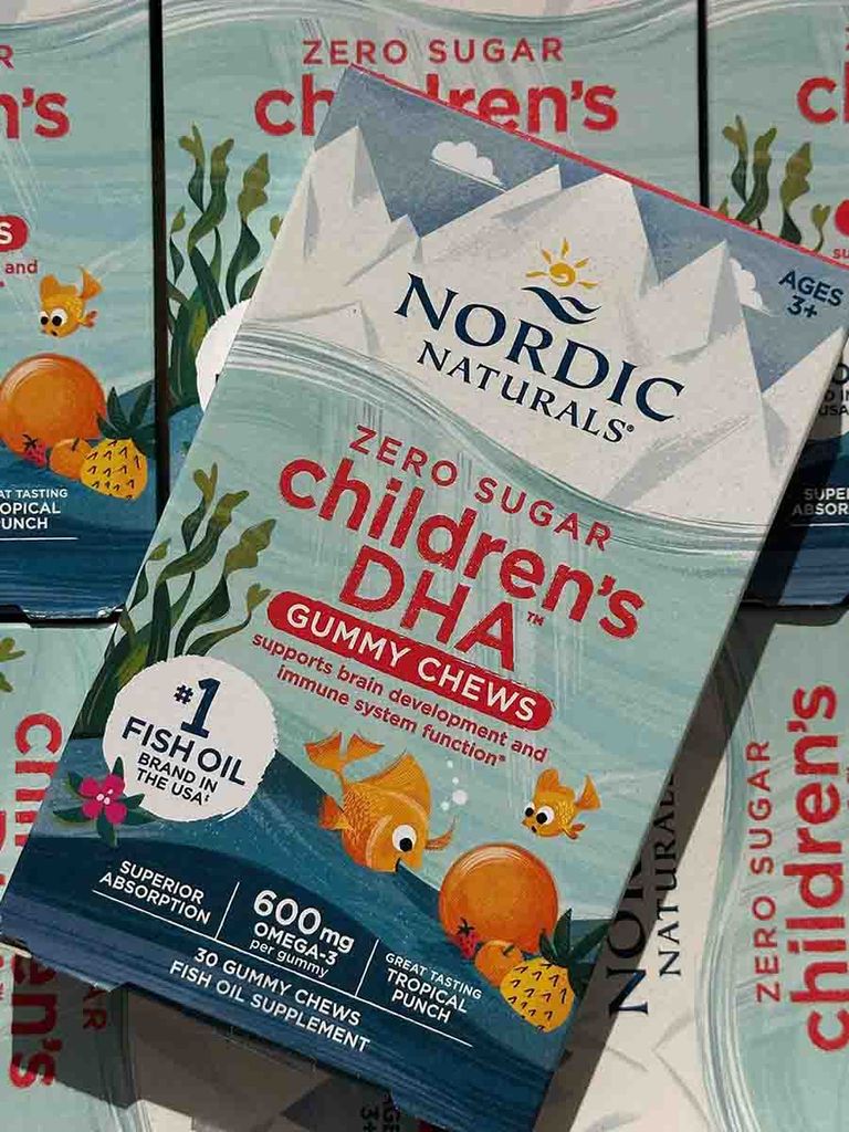 Nordic Naturals Zero Sugar Children's DHA Gummy Chews Hộp 30v