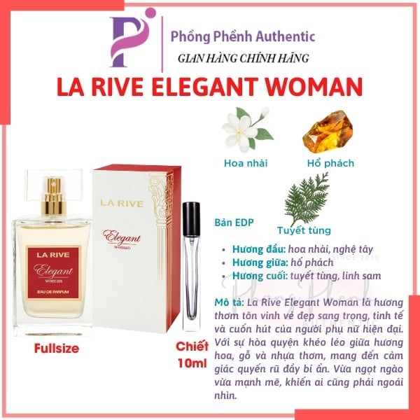 NƯỚC HOA NỮ LA RIVE FULL SIZE 75ML - 90ML