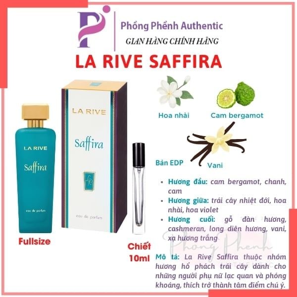 NƯỚC HOA NỮ LA RIVE FULL SIZE 75ML - 90ML