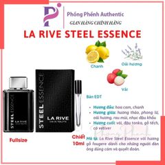 NƯỚC HOA NAM LA RIVE FOR MEN EDT CÁC MÙI MUA SALE